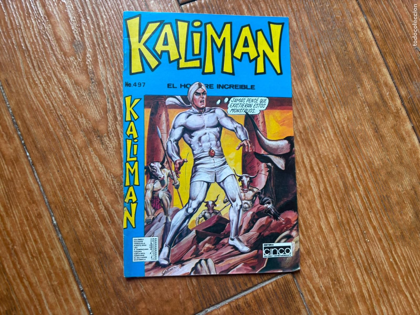 Tebeos: KALIMAN EL HOMBRE INCREIBLE N&ordm; 497 EDICIONES CINCO