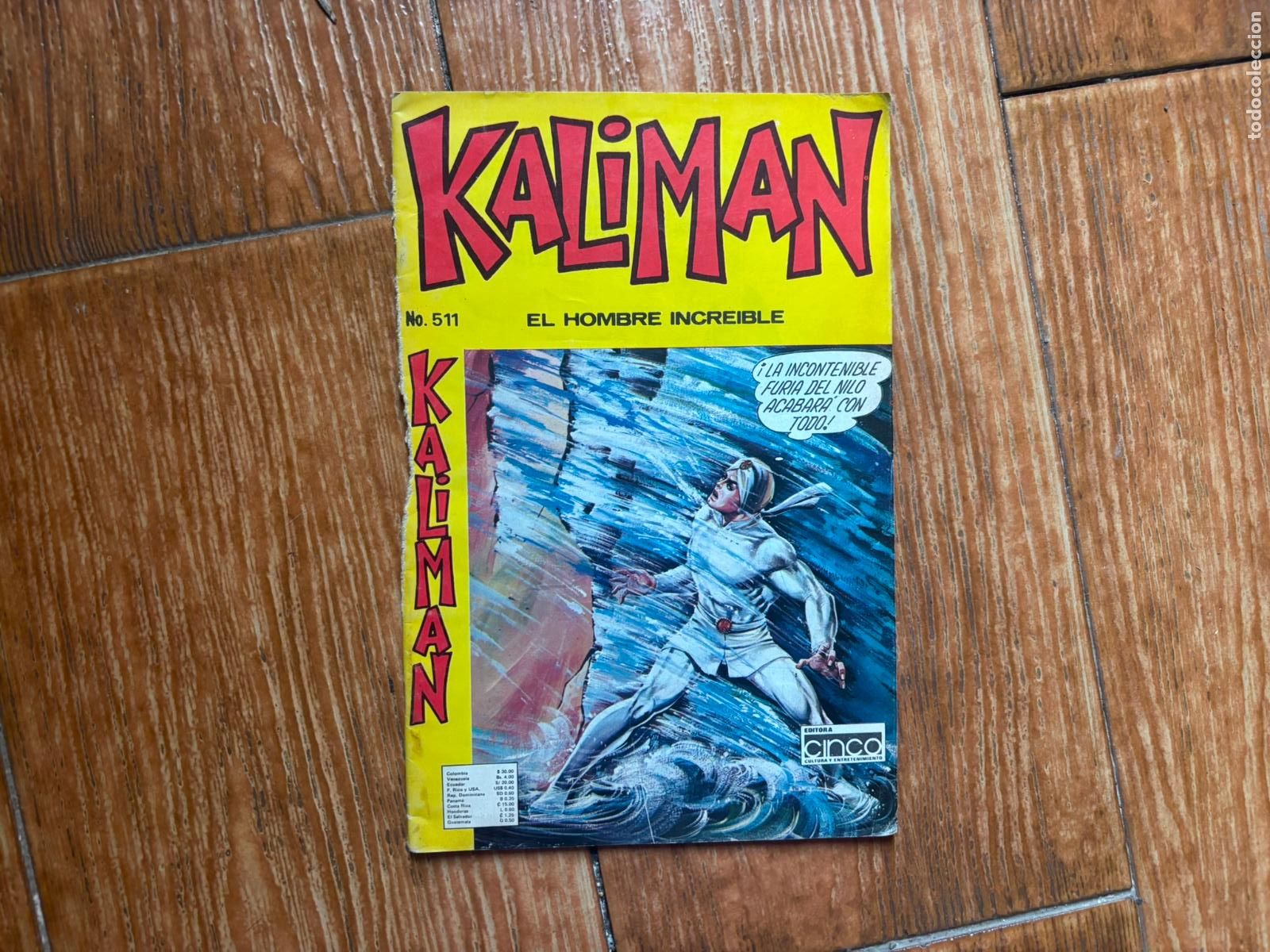 Tebeos: KALIMAN EL HOMBRE INCREIBLE N&ordm; 511 EDICIONES CINCO