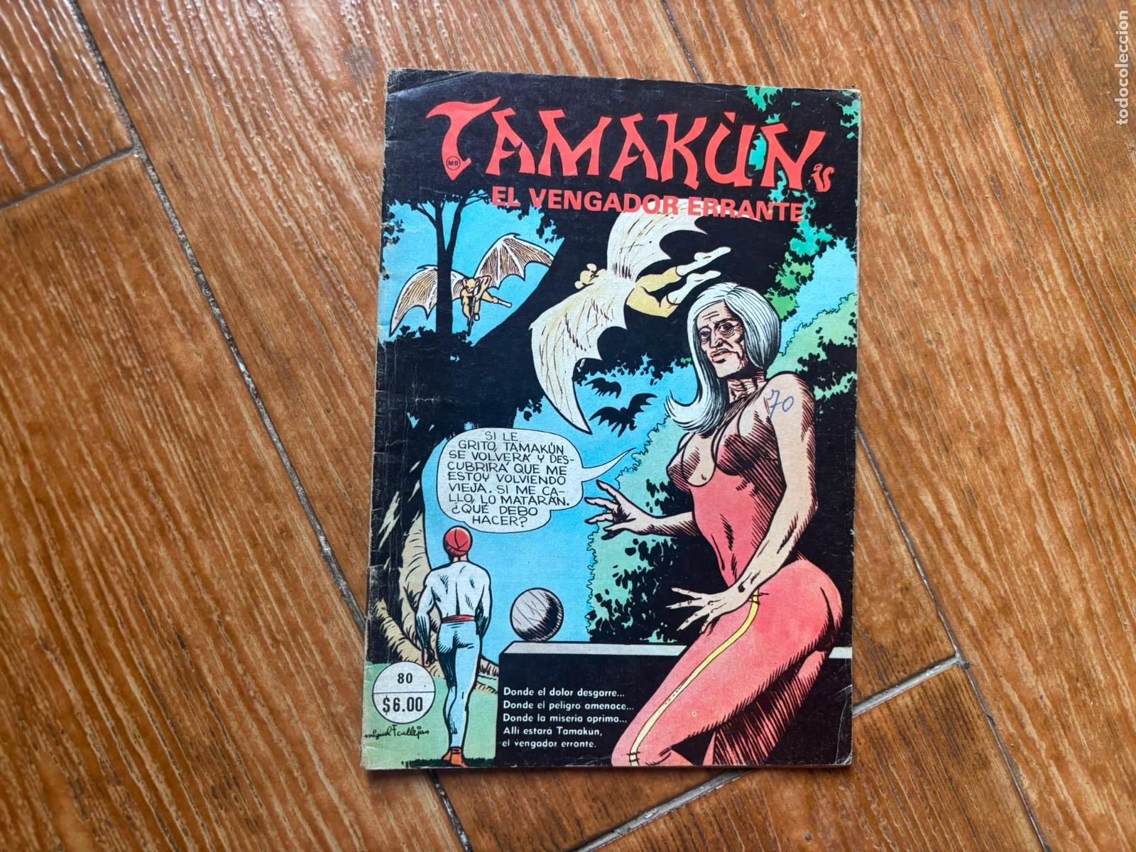 Tebeos: TAMAKUN EL VENGADOR ERRANTE N&ordm; 80 EDITORIAL AMERICA COLOMBIA