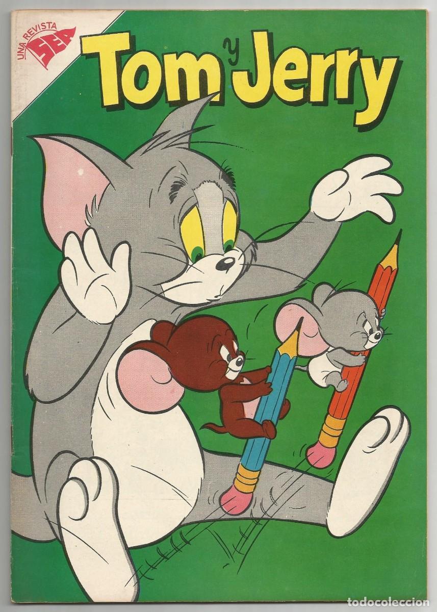 Tebeos: TOM Y JERRY n&ordm; 74 editorial SEA/NOVARO 1957, excelente estado