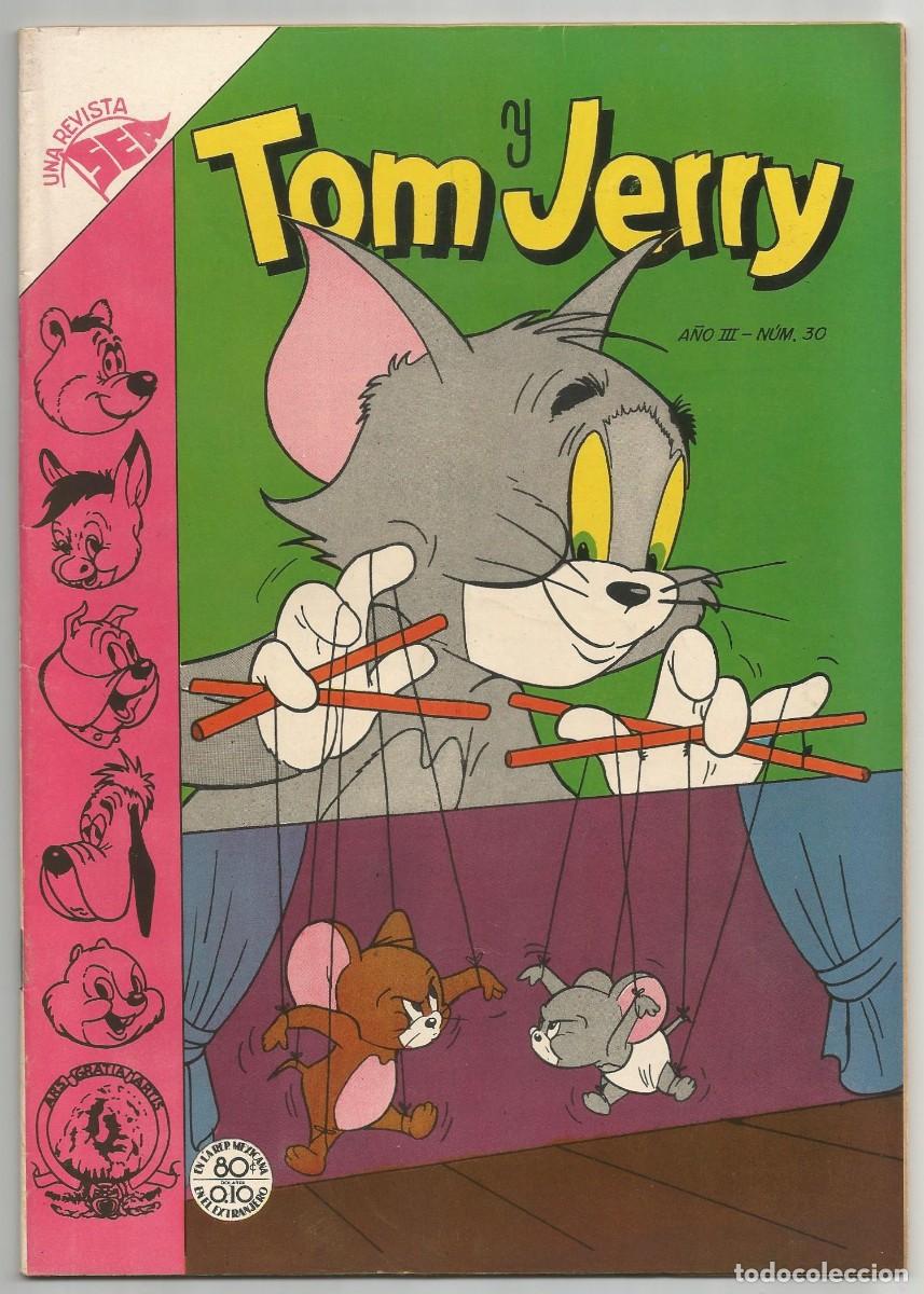 Tebeos: TOM Y JERRY n&ordm; 30 editorial SEA/NOVARO 1954, excelente estado