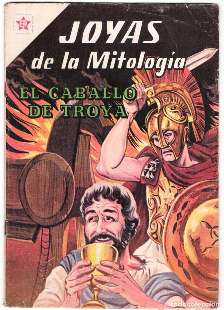 Tebeos: 1963 NOVARO JOYAS DE LA MITOLOGIA # 6 EL CABALLO DE TROYA AQUILES PARIS VENUS HECTOR ULISES DIOMEDES