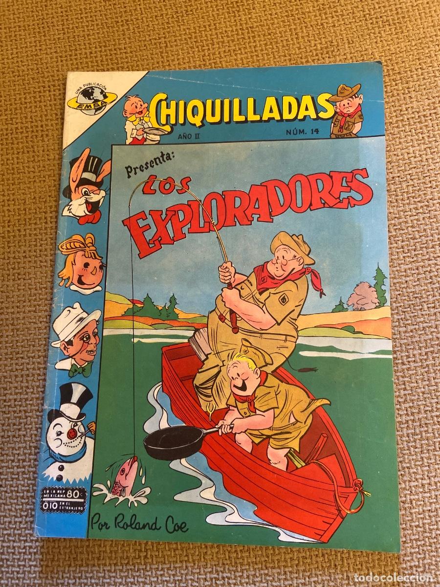 Tebeos: Revista Juvenil Chiquilladas: Los Exploradores 1953