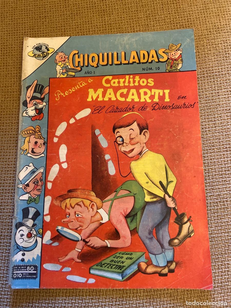 Tebeos: Revista Juvenil Chiquilladas : Carlitos Macartismo 1953