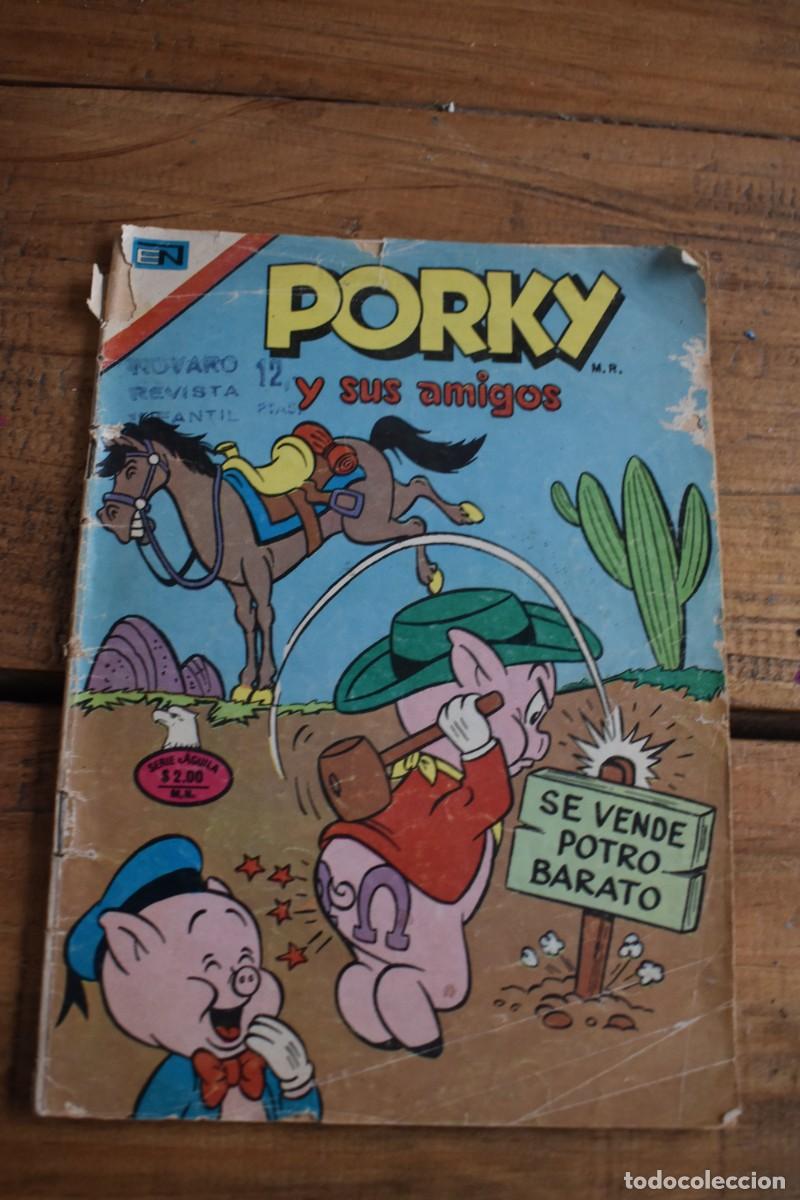 Tebeos: PORKY Y SUS AMIGOS N&ordm; 372. SERIE AGUILA. NOVARO 1975