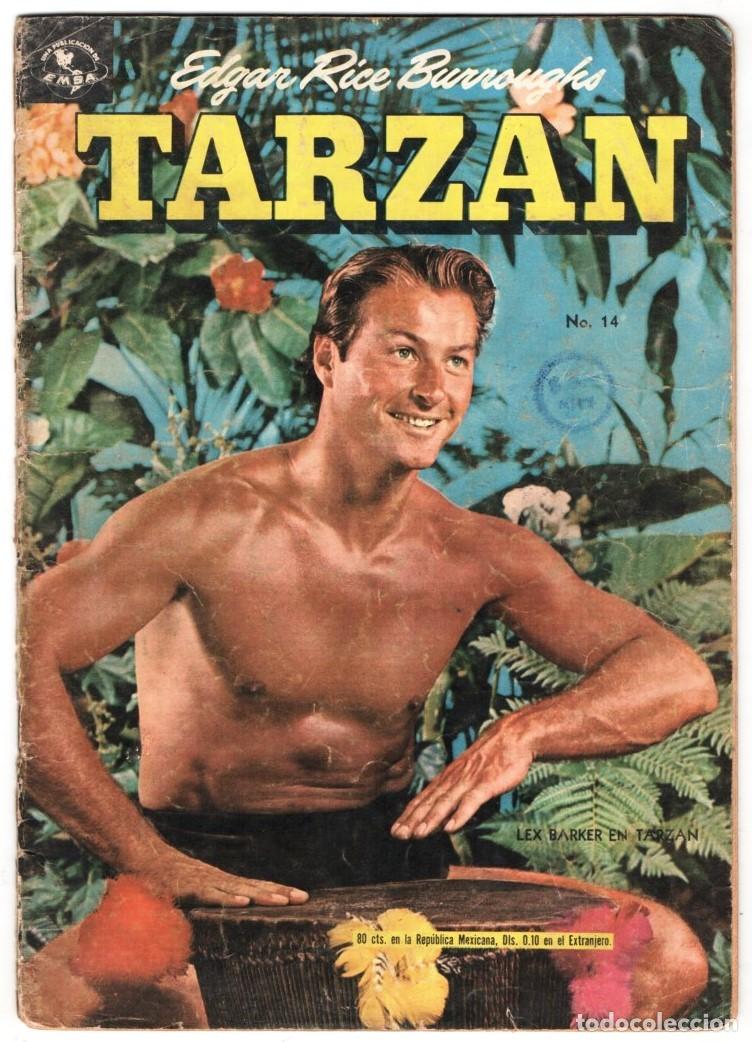 Tebeos: 1953 NOVARO TARZAN # 14 LEX BARKER LA HERMANDAD DE LA LANZA LA MARCHA DE LOS HOMBRES LEONES