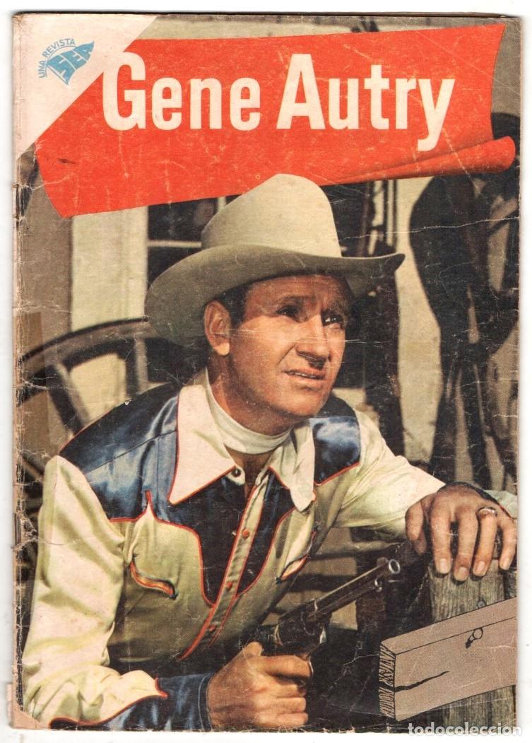 Tebeos: 1959 NOVARO GENE AUTRY # 66 EL DOBLE JUEGO - UN PLAN ATREVIDO - BUEN ESTADO