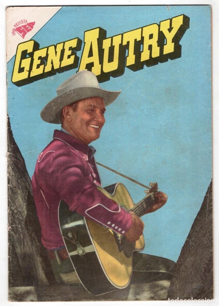 Tebeos: 1960 NOVARO GENE AUTRY # 81 EL PILLO DEL CIRCULO ROJO - LA CORAZONADA DEL GUARDIA - MUY BUEN ESTADO