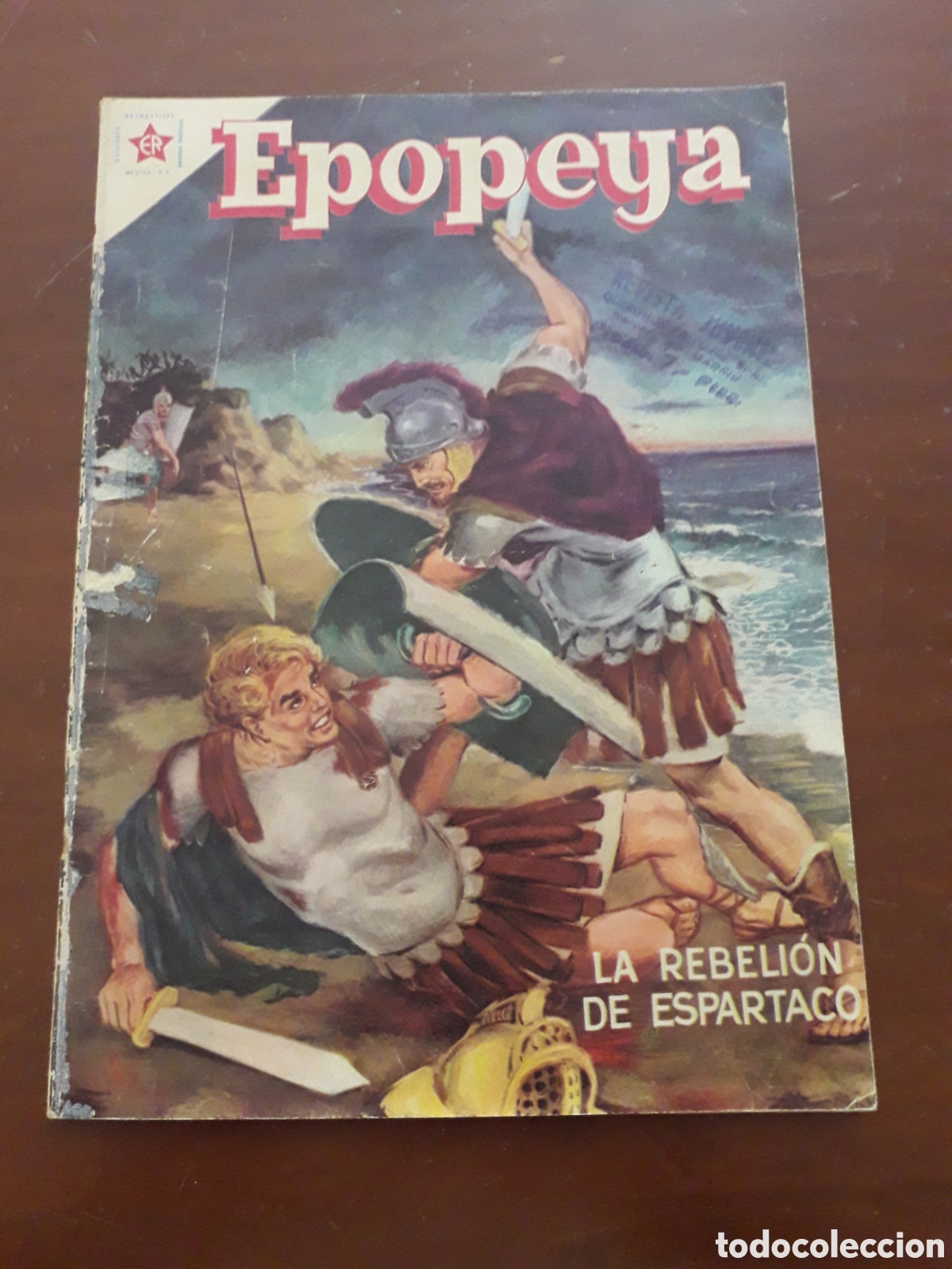 Tebeos: EPOPEYA N&Uacute;MERO 8. Enero 1959. ED NOVARO. Procede de encuadernaci&oacute;n