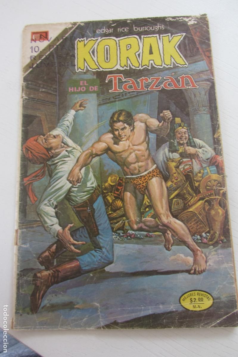 Tebeos: KORAK EL HIJO DE TARZAN N&ordm; 29 - EL TESORO DEL FARA&Oacute;N - NOVARO 1974 ARX379