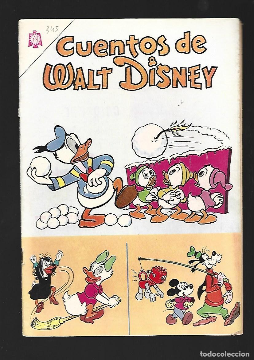 Tebeos: Cuentos de Walt Disney 345, 1965, Novaro, muy buen estado