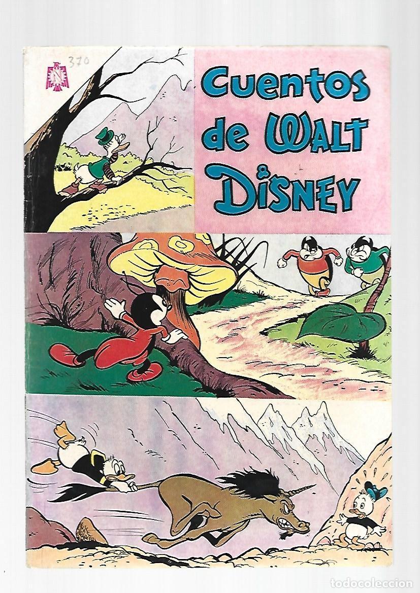 Tebeos: Cuentos de Walt Disney 370, 1966, Novaro, muy buen estado