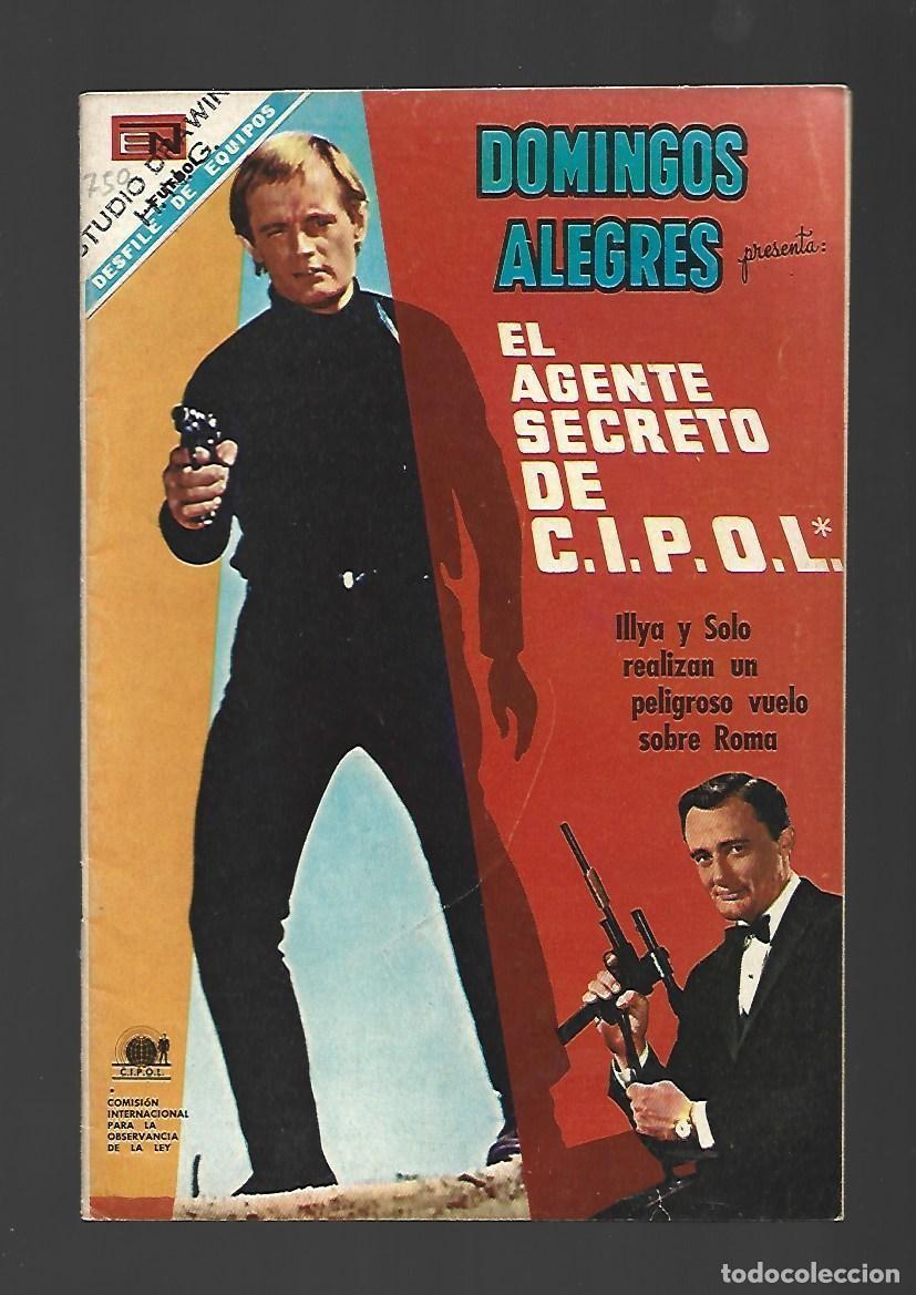 Comics: Domingos alegres, 750: el agente secreto de C.I.P.O.L., 1968, Novaro, muy buen estado