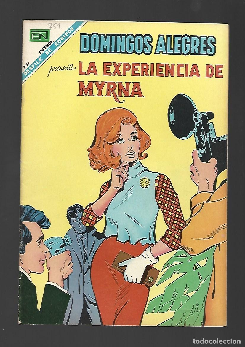 Tebeos: Domingos alegres, 751: la experiencia de Myrna, 1968, Novaro, muy buen estado