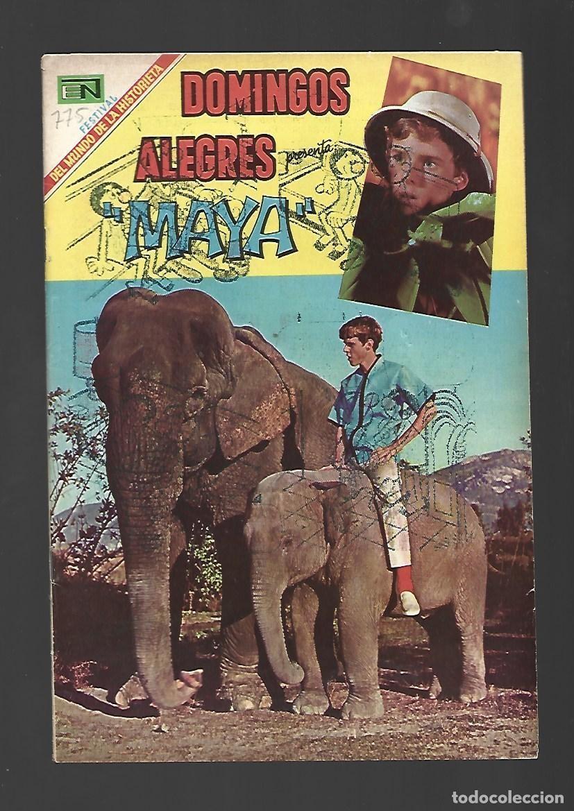 Tebeos: Domingos alegres, 775: Maya., 1969, Novaro, muy buen estado