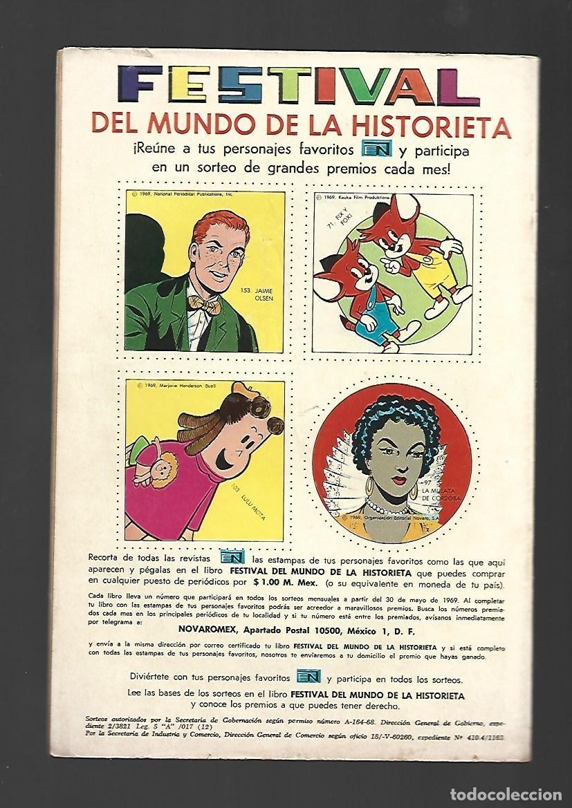 Tebeos: Domingos alegres, 791: el poderoso Sans&oacute;n, 1969, Novaro, muy buen estado - Foto 2
