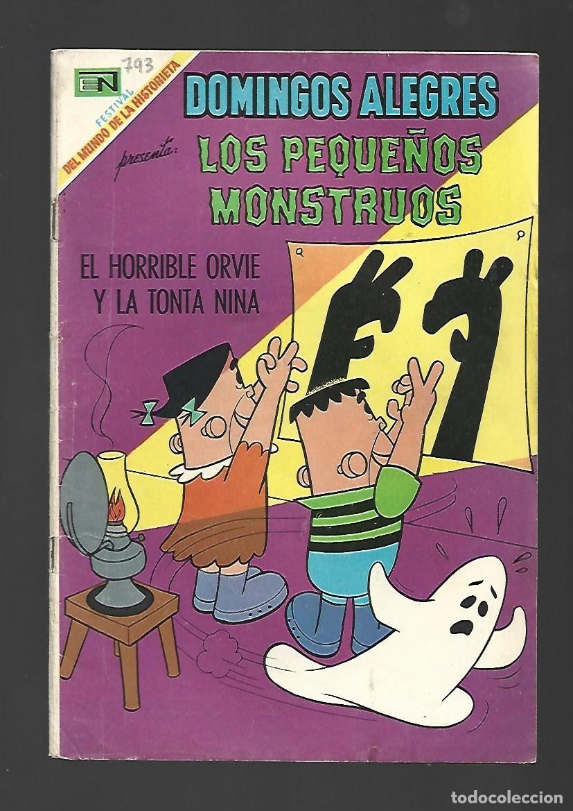 Tebeos: Domingos alegres, 793: los peque&ntilde;os monstruos, 1969, Novaro, muy buen estado