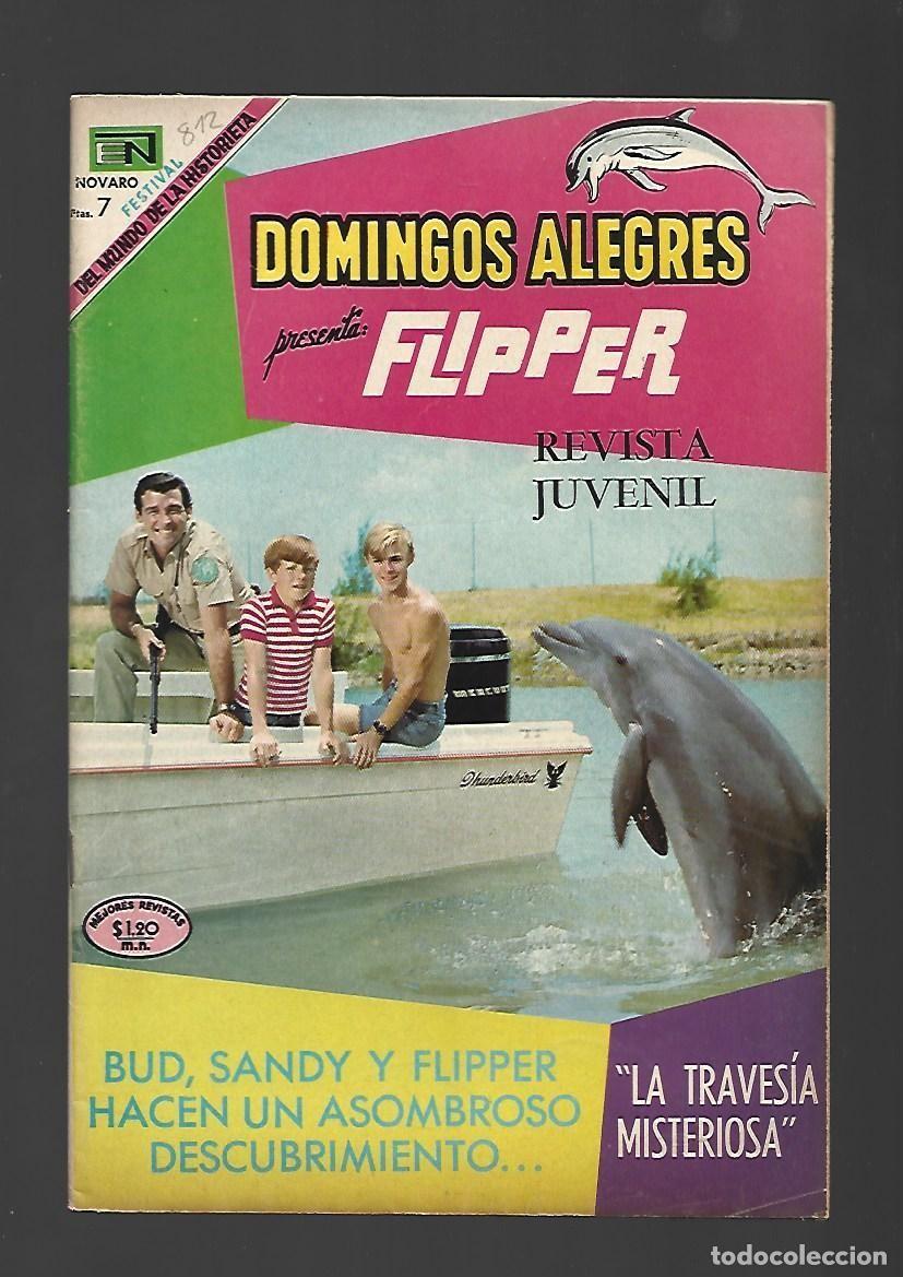Tebeos: Domingos alegres, 812: Flipper, 1969, Novaro, muy buen estado