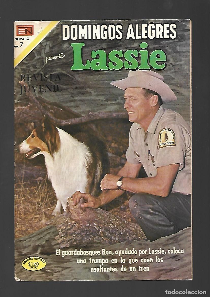 Tebeos: Domingos alegres, 828: Lassie, 1970, Novaro, muy buen estado