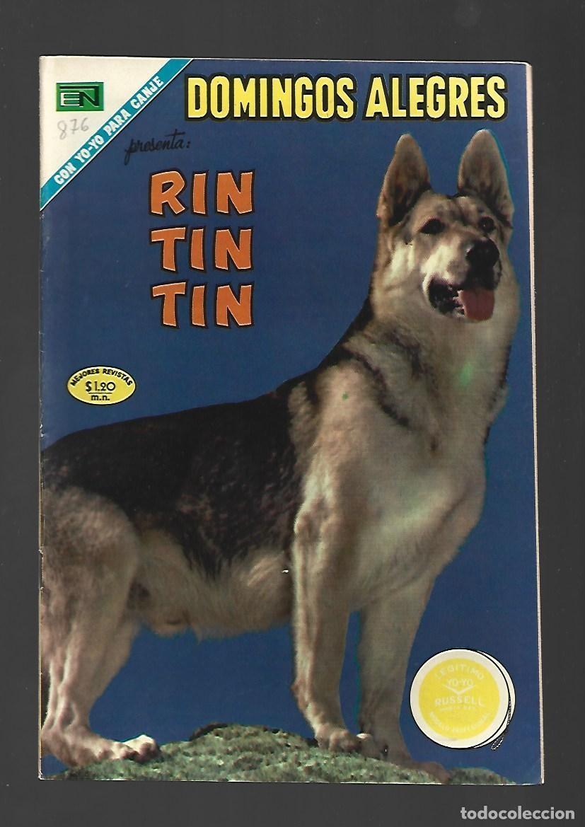 Tebeos: Domingos alegres, 876: Rin Tin Tin, 1970, Novaro, muy buen estado
