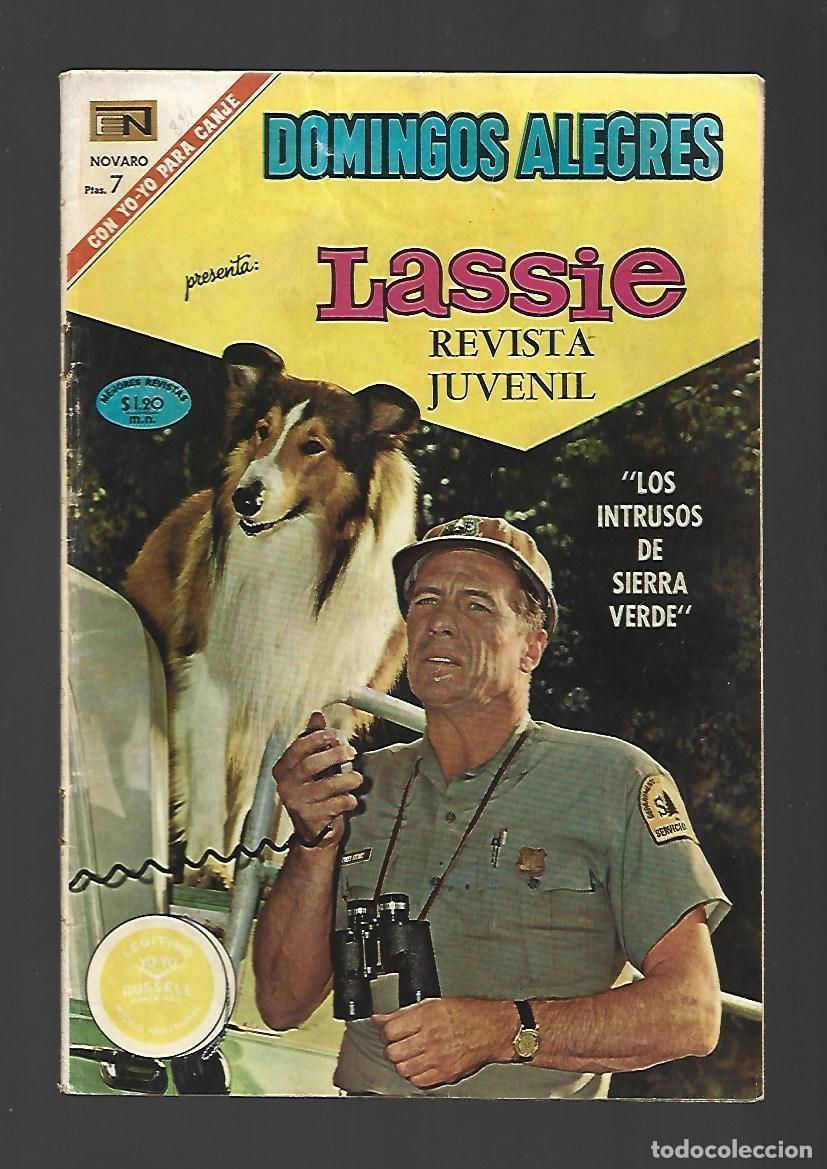 Tebeos: Domingos alegres, 882: Lassie, 1971, Novaro, muy buen estado