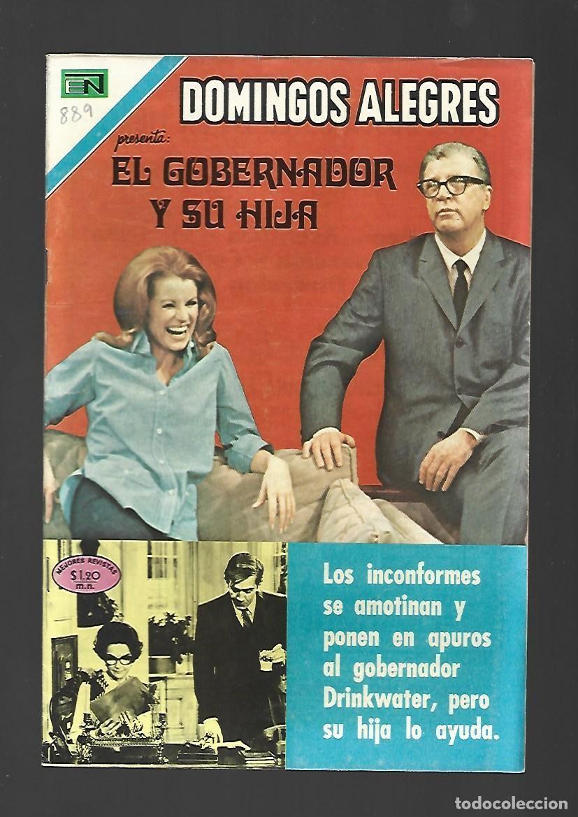 Tebeos: Domingos alegres, 889: el gobernador y su hija, 1971, Novaro, muy buen estado