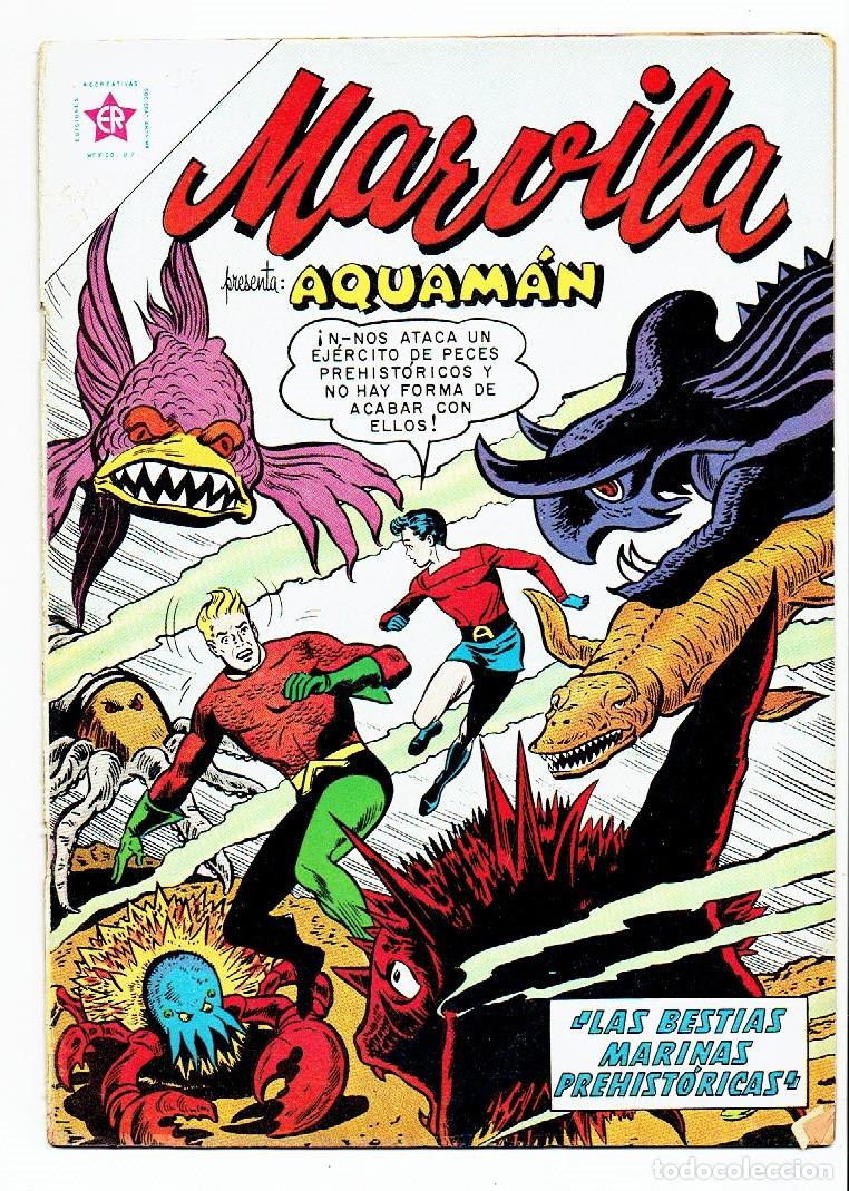 Tebeos: MARVILA #75 PRESENTA AQUAMAN (USA SHOWCASE #31 2da APARICI&Oacute;N DE AQUAMAN) NOVARO MEXICO