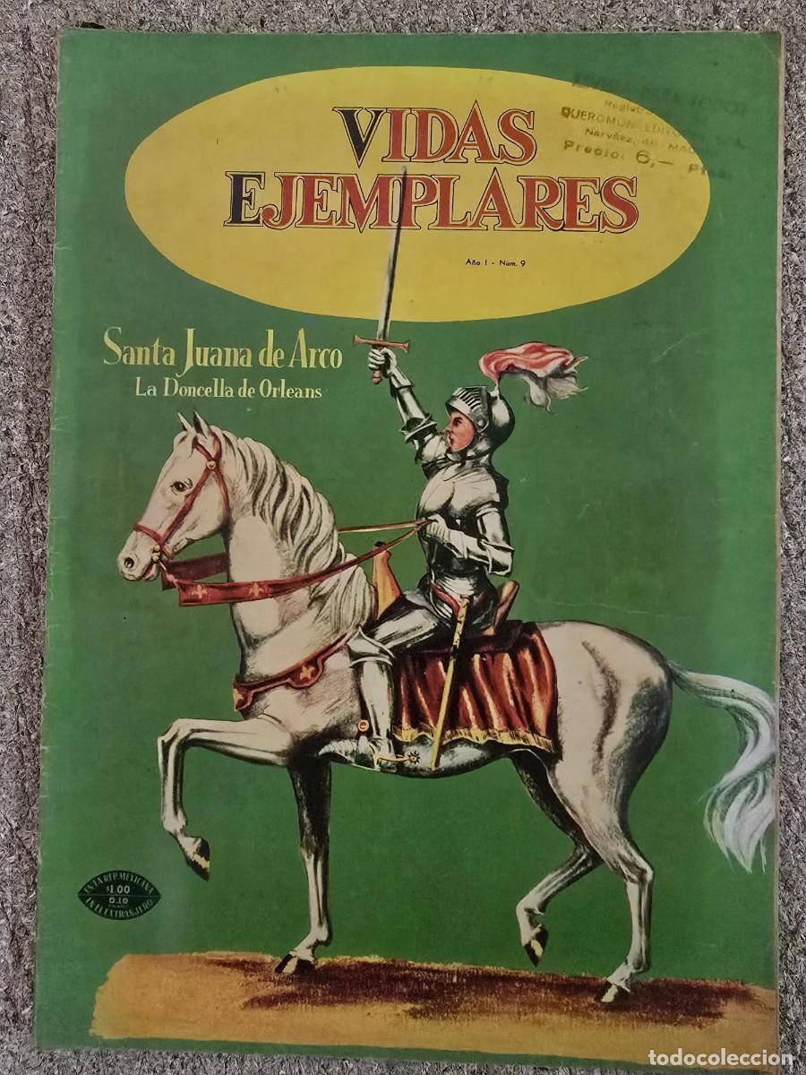 Tebeos: Vidas Ejemplares 9.Santa Juana de Arco.Novaro