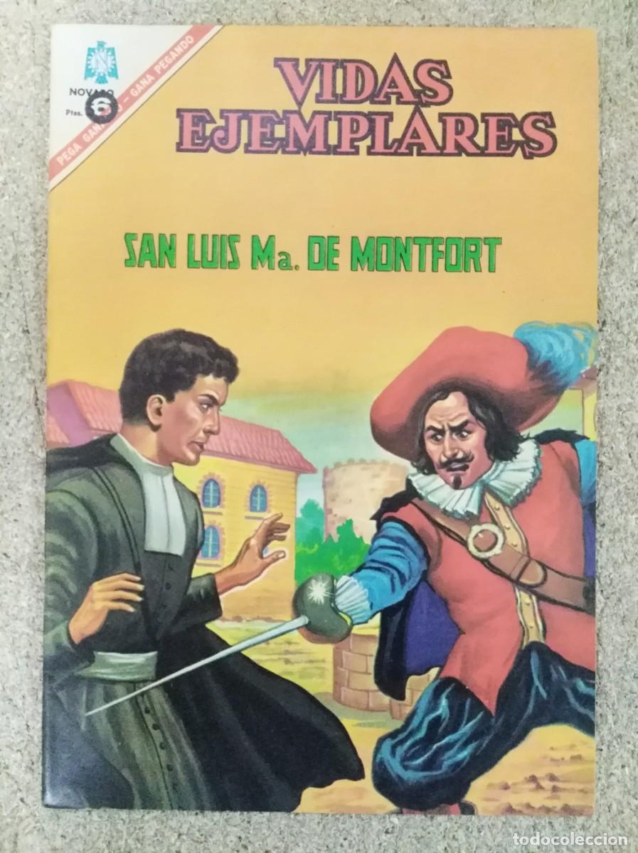 Tebeos: Vidas Ejemplares 232.San Luis M&ordf; de Monfort.Novaro