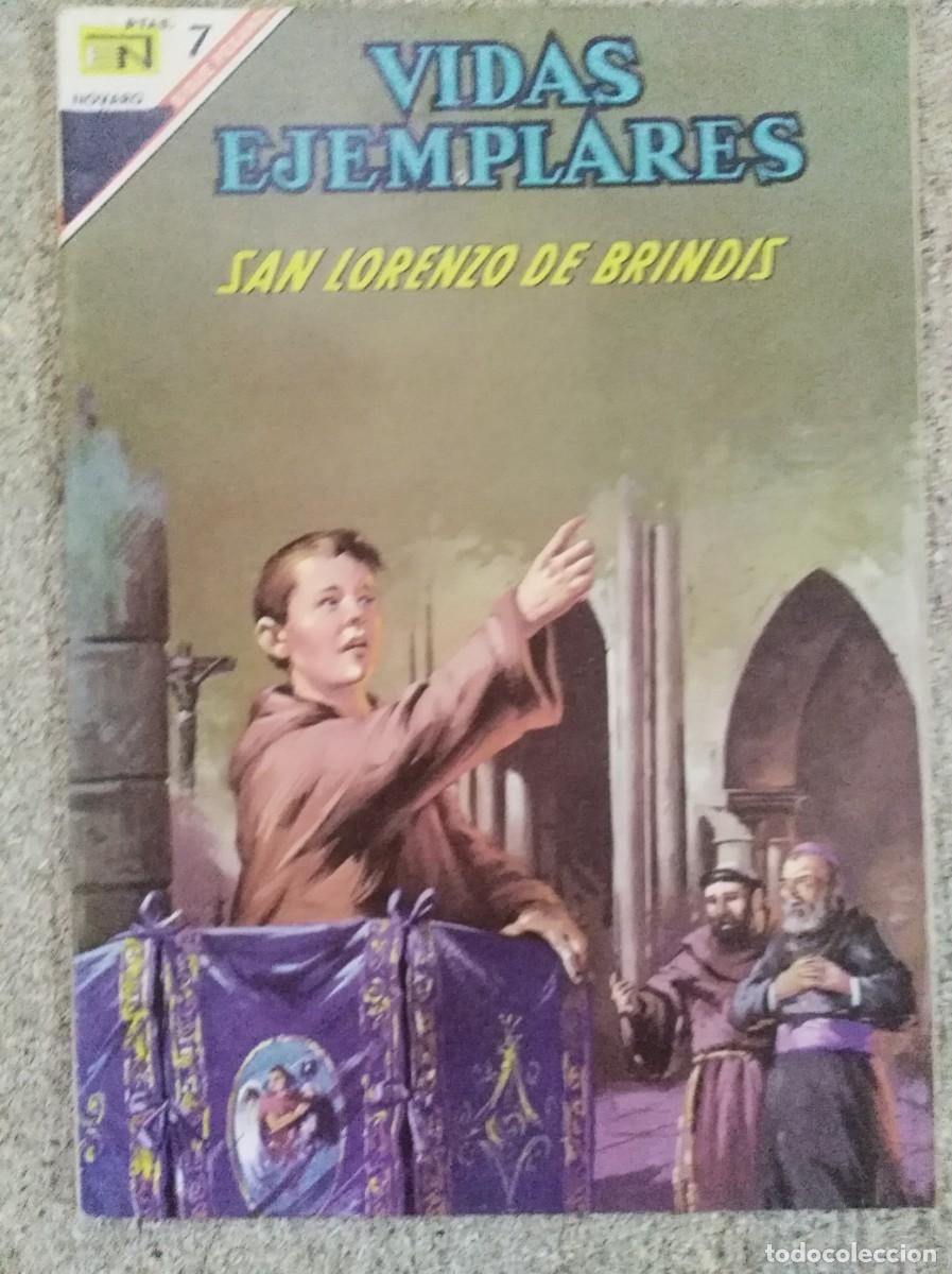 Tebeos: Vidas Ejemplares 244.San Lorenzo de Brindis.Novaro