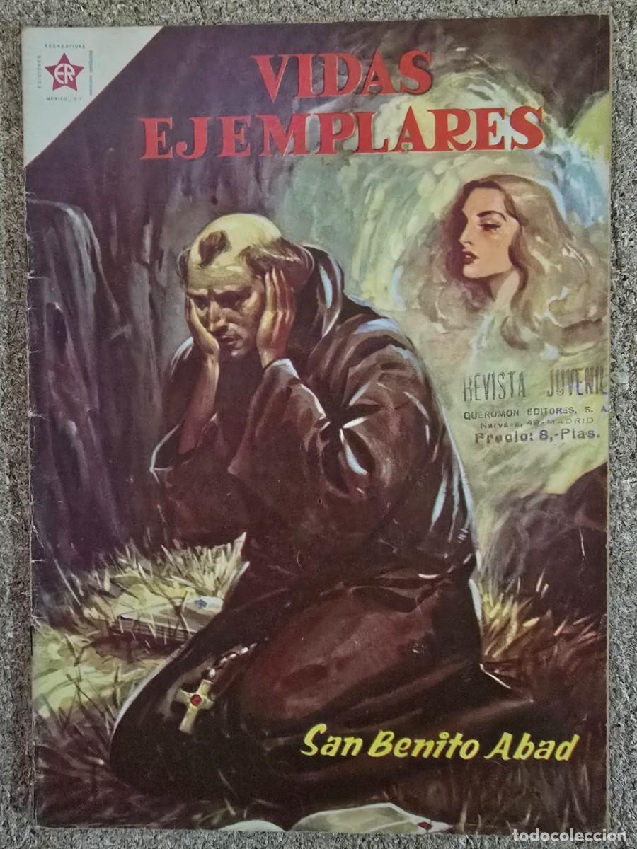 Tebeos: Vidas Ejemplares 115.San Benito Abad.Novaro