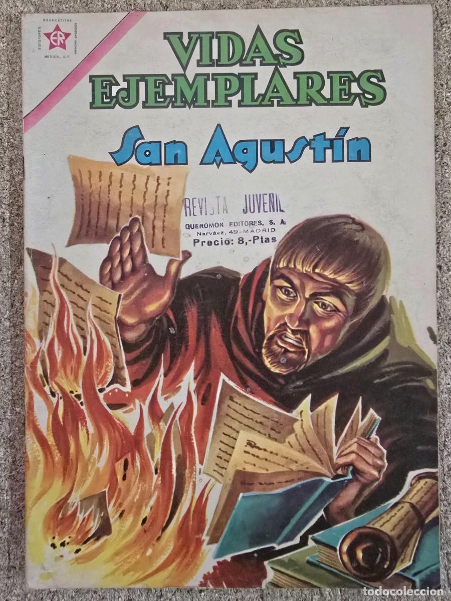Tebeos: Vidas Ejemplares 130.San Agustin.Novaro