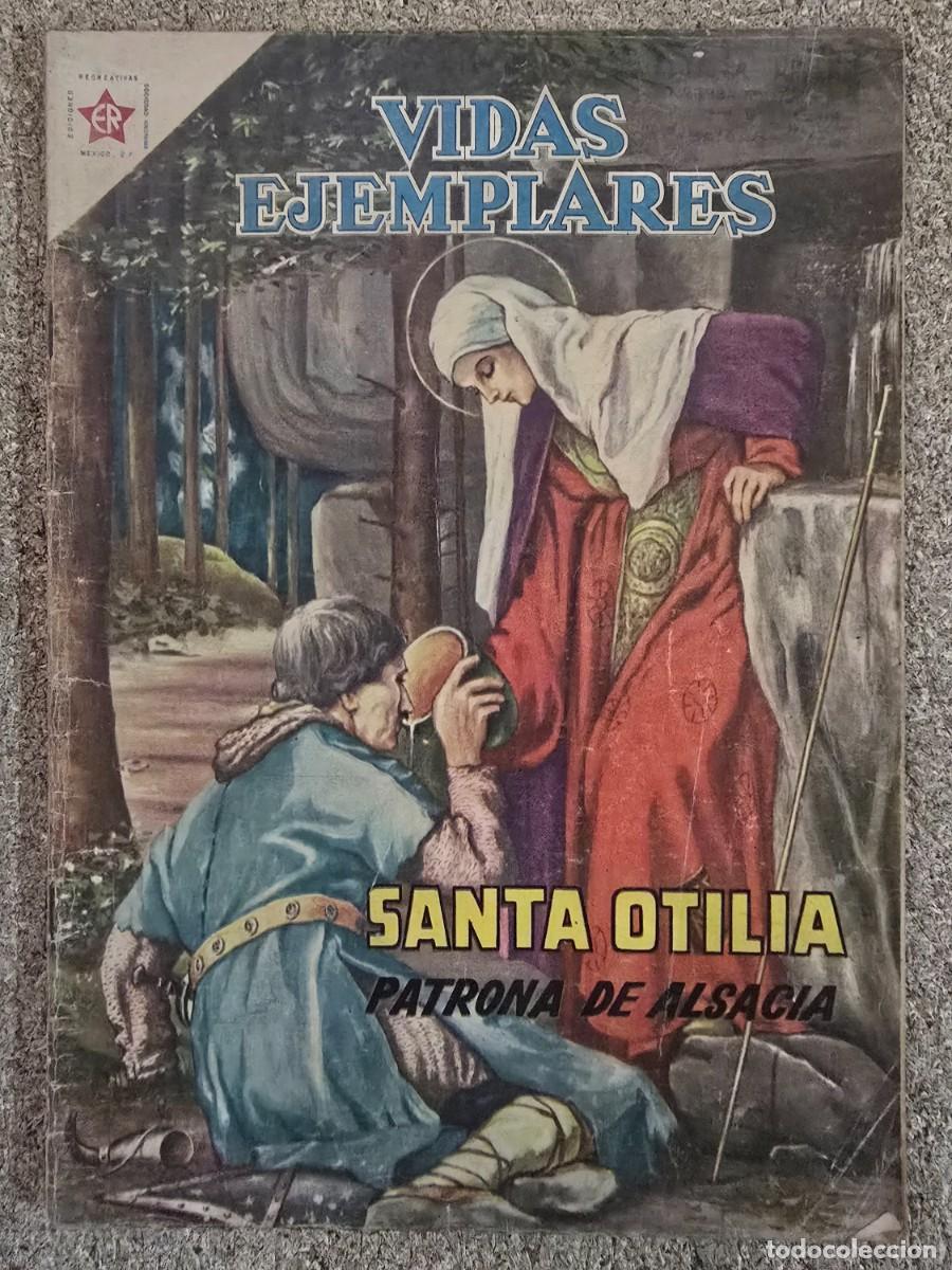 Tebeos: Vidas Ejemplares 67.Santa Otilia Patrona de Alsacia.Novaro