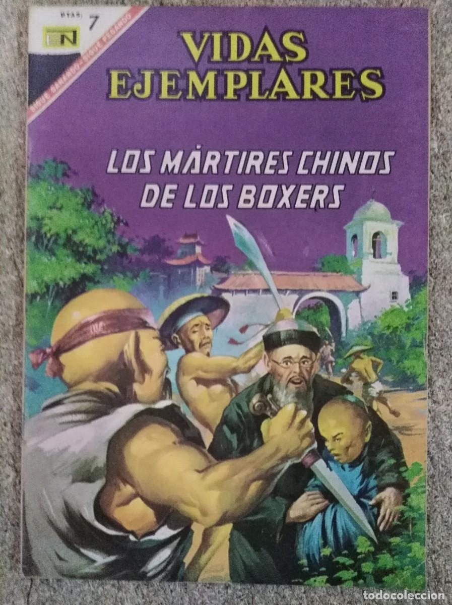 Tebeos: Vidas Ejemplares 243.Los Martires de los Boxers.Novaro