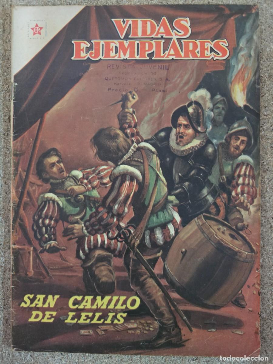 Tebeos: Vidas Ejemplares 38.San Camilo de Lelis.Novaro
