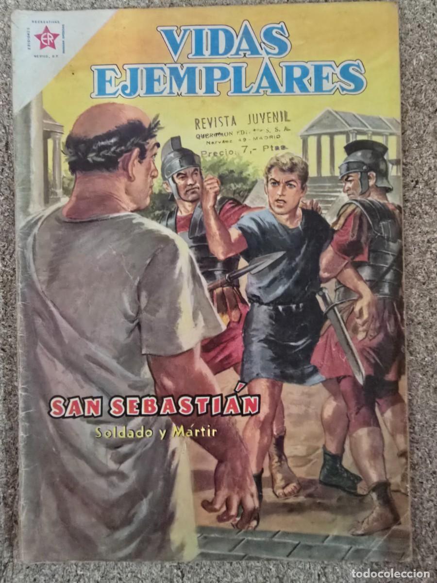 Tebeos: Vidas Ejemplares 60.San Sebastiasn.Soldado y Martir.Novaro