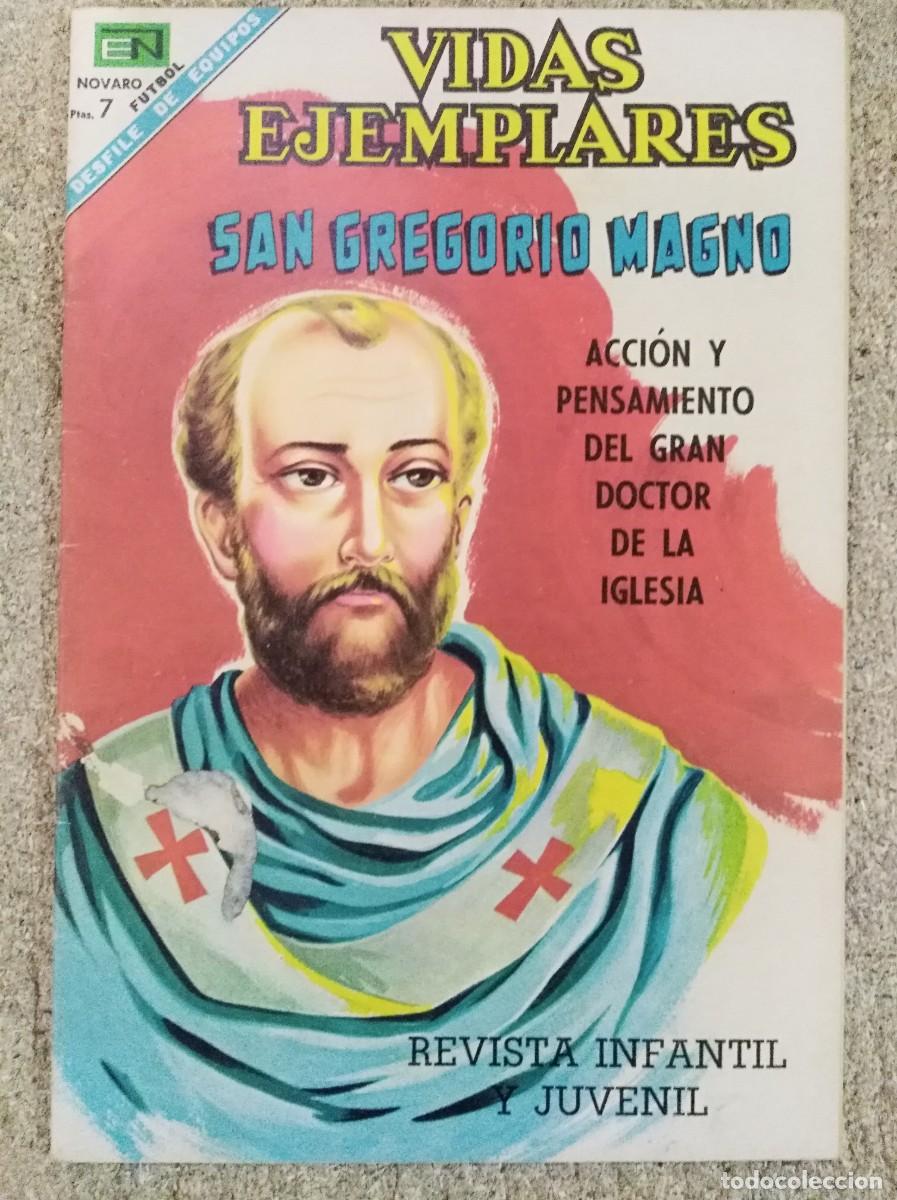Tebeos: Vidas Ejemplares 279.San Gregorio Magno.Novaro