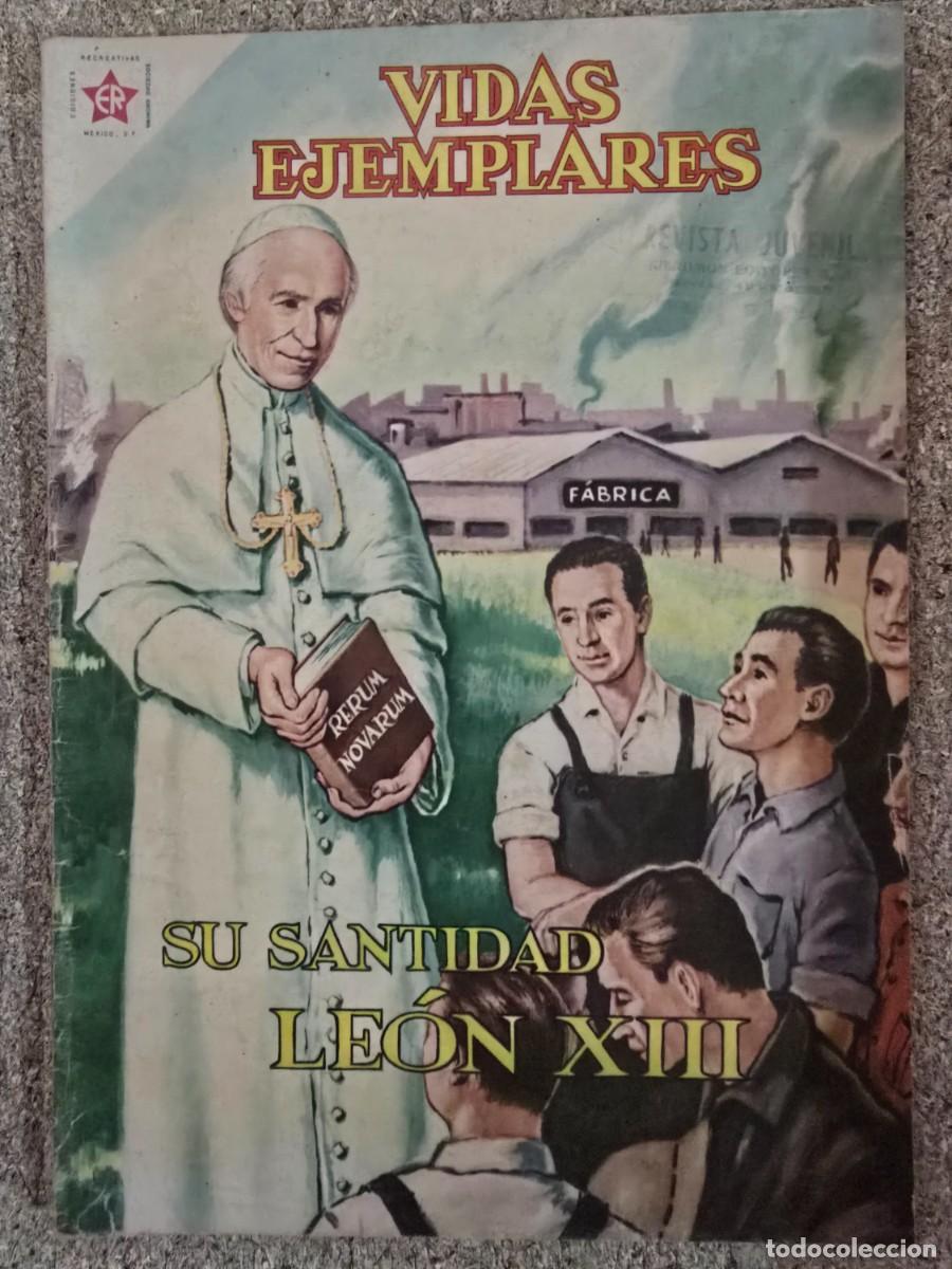 Tebeos: Vidas Ejemplares 76.Su Santidad Leon XIII.Novaro