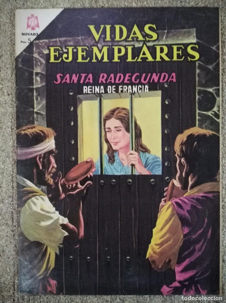 Tebeos: Vidas Ejemplares 226.Santa Radegunda Reina de Francia.Novaro