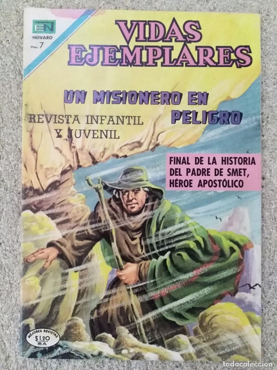 Tebeos: Vidas Ejemplares 323.Un Misionero en Peligro.Novaro
