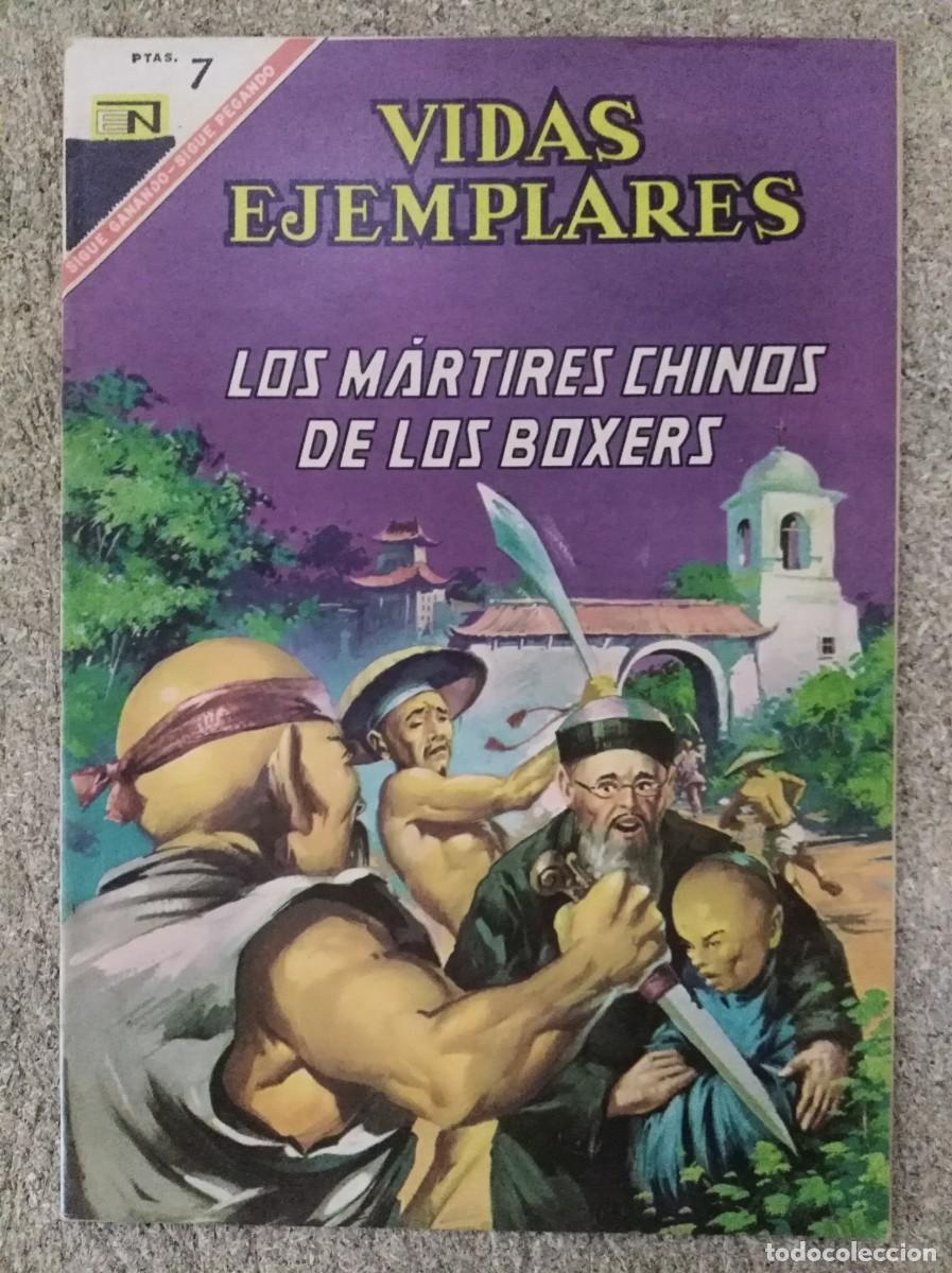 Tebeos: Vidas Ejemplares 243.Los Martires de los Boxers.Novaro