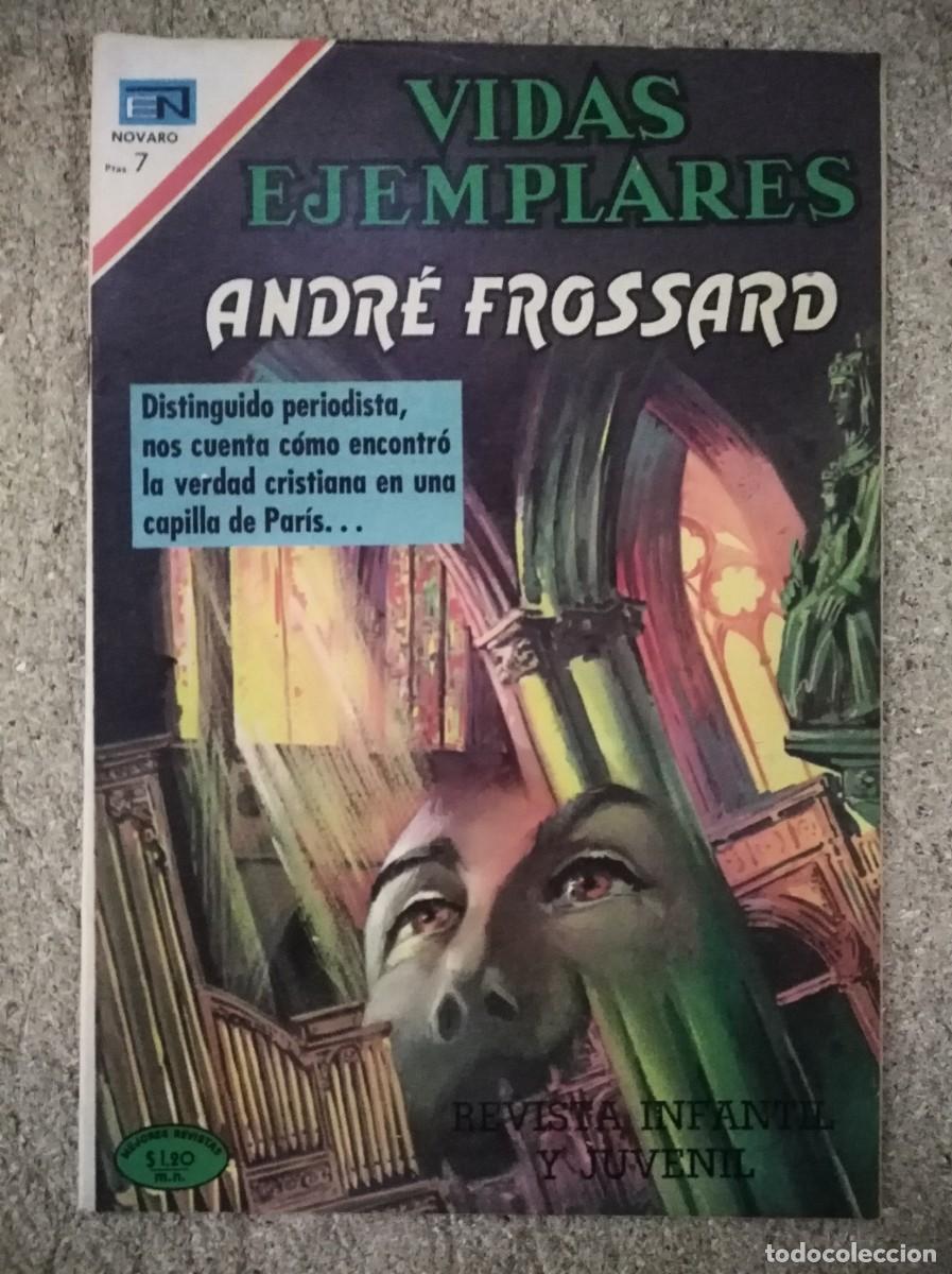 Tebeos: Vidas Ejemplares 329.Andre Frossard.Novaro