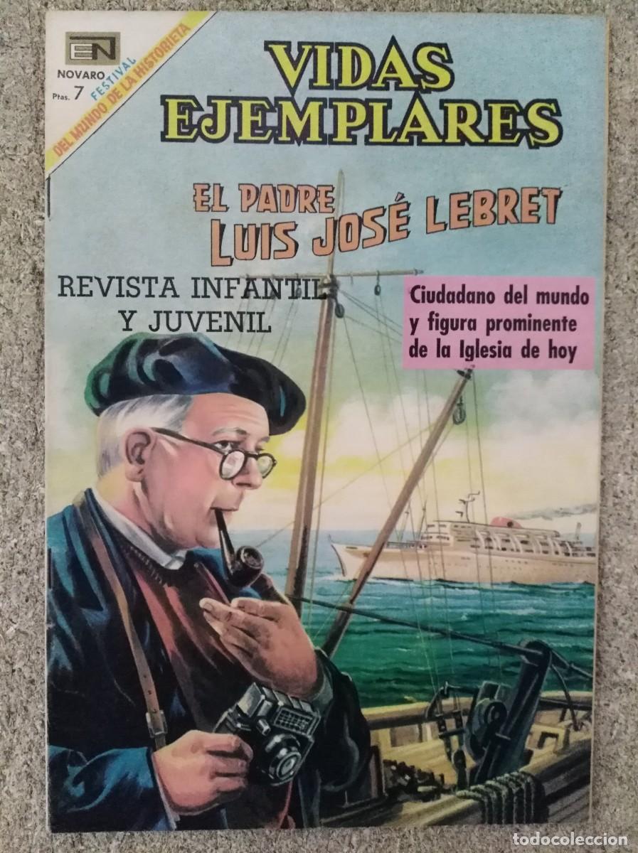 Tebeos: Vidas Ejemplares 294.El Padre Luis Jose Lebret.Novaro
