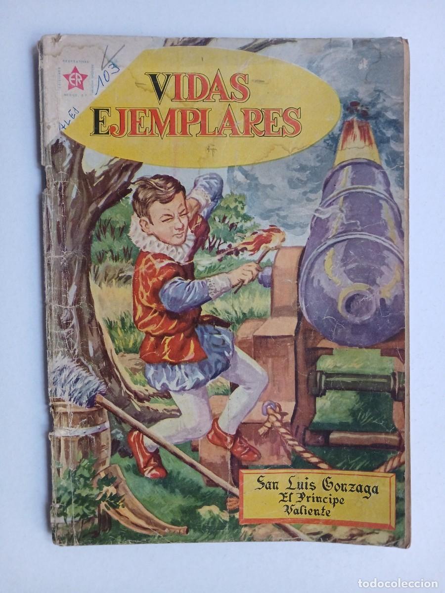 Tebeos: Vidas Ejemplares n&deg; 103 (1961) - San Luis Gonzaga! - original editorial Novaro
