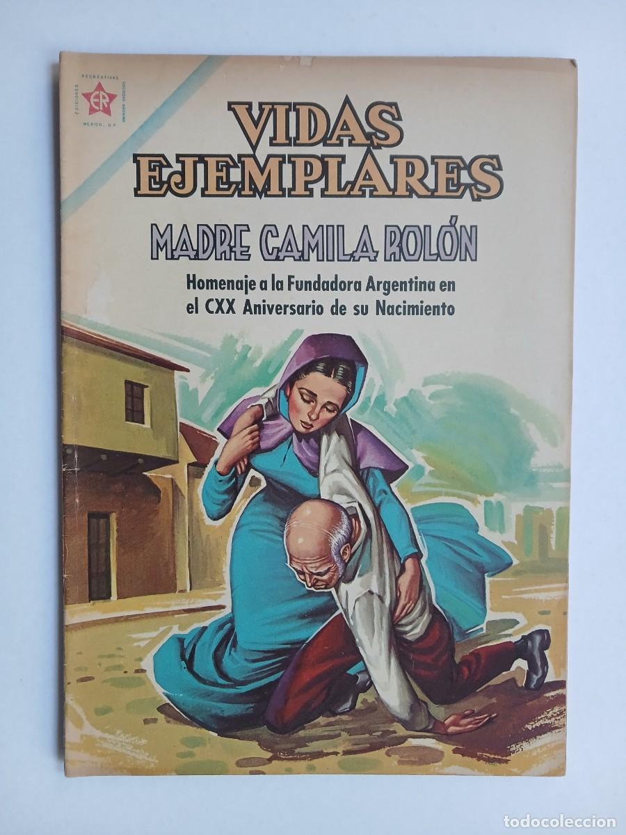 Tebeos: Vidas Ejemplares n&deg; 128 (1962) - Madre Camila Rol&oacute;n! - original editorial Novaro