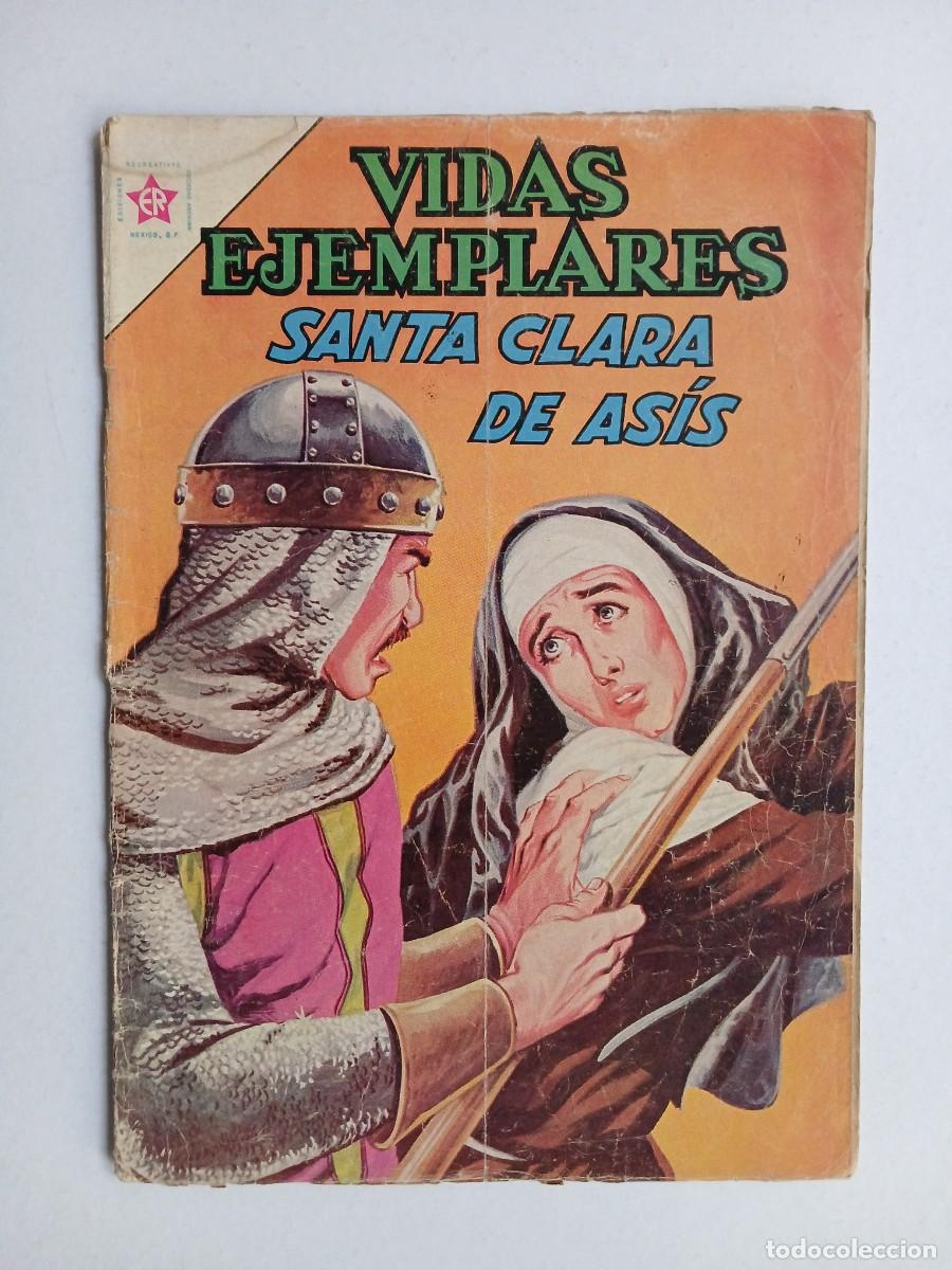 Tebeos: Vidas Ejemplares n&deg; 160 (1963) - Santa Clara de As&iacute;s! - original editorial Novaro