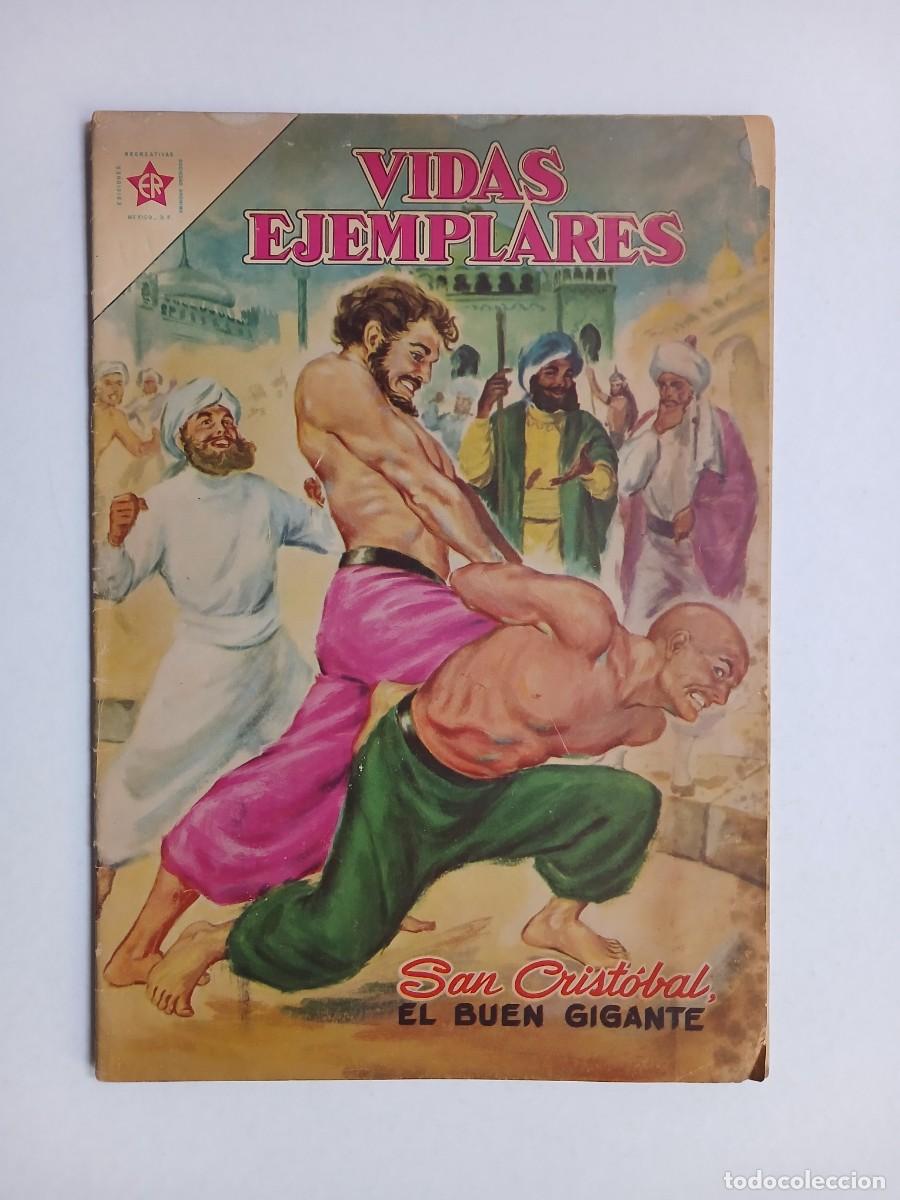 Tebeos: Vidas Ejemplares n&deg; 161 (1963) - San Crist&oacute;bal, el buen gigante! - original editorial Novaro