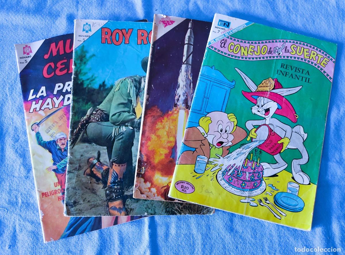 Tebeos: LOTE DE 4 EJEMPLARES ORIGINALES DE EDITORIAL NOVARO A&Ntilde;OS 60