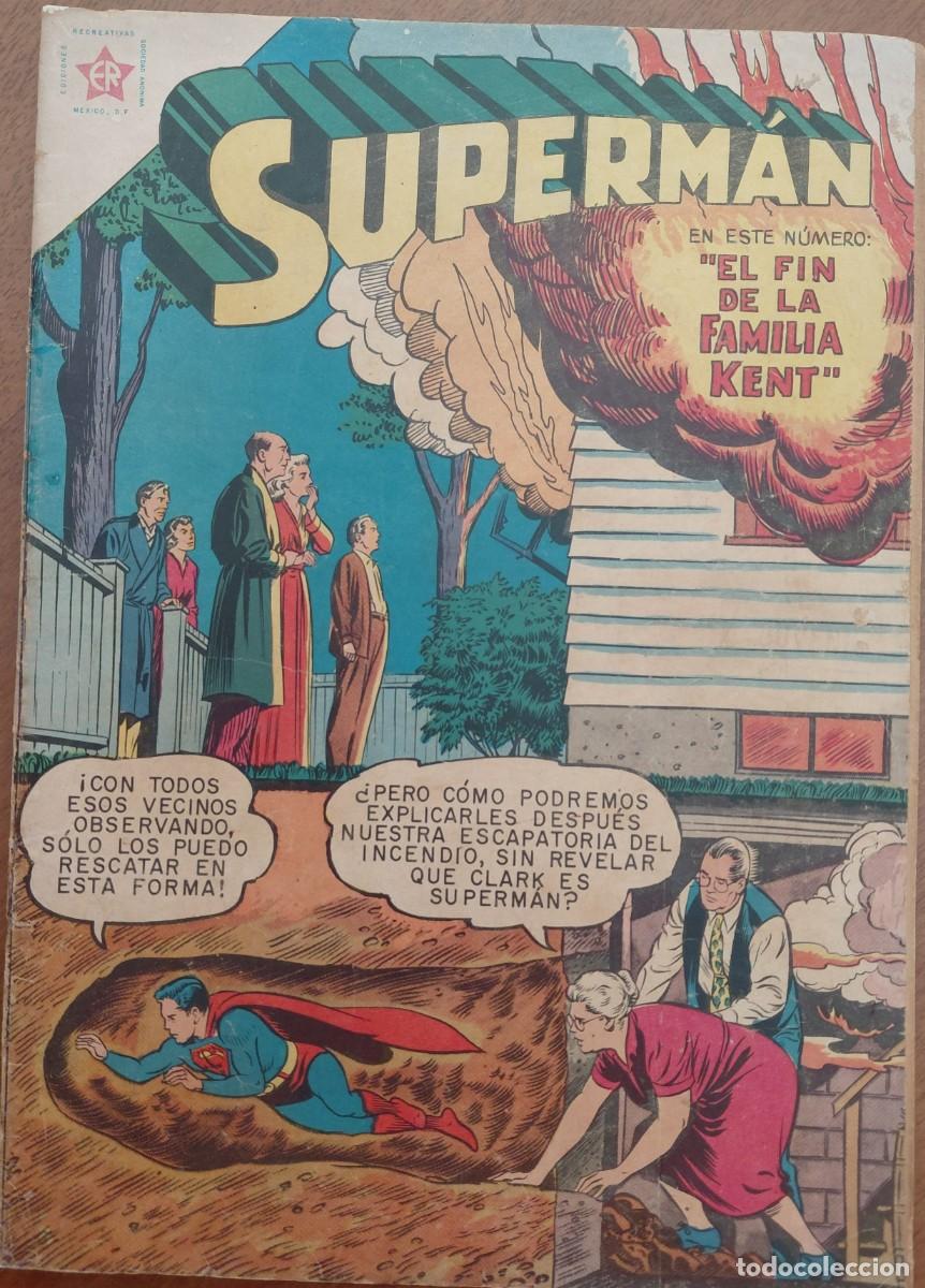 Tebeos: SUPERMAN. E.R. n&uacute;m. 138 ORIGINAL (EDITORIAL NOVARO. M&Eacute;XICO - 1958) 18x25,5
