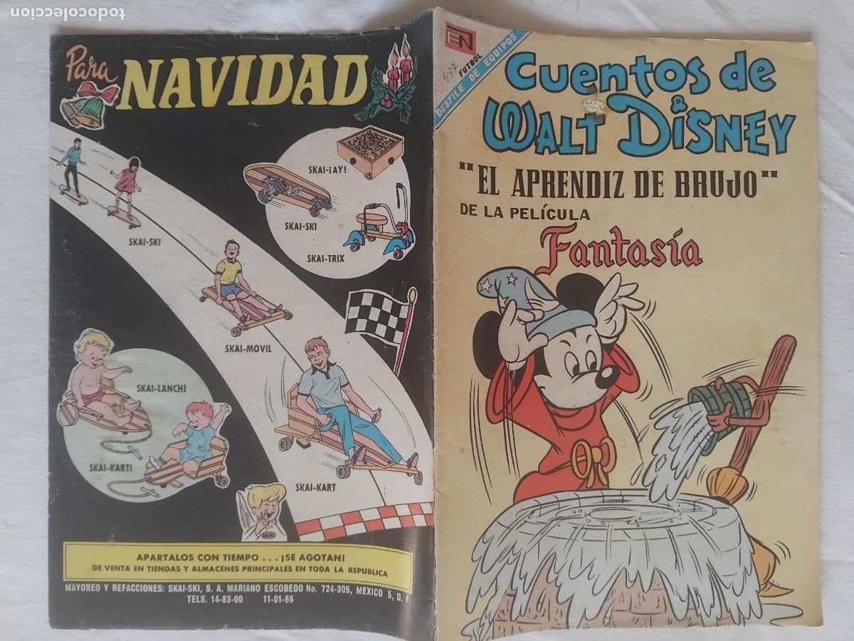 Tebeos: CUENTOS DE WALT DISNEY N&ordm; 437. NOVARO 1968